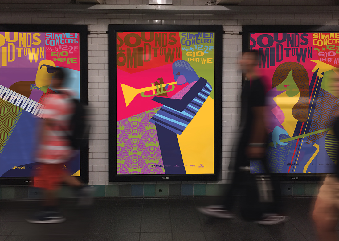 Sounds of Midtwon subway poster 2